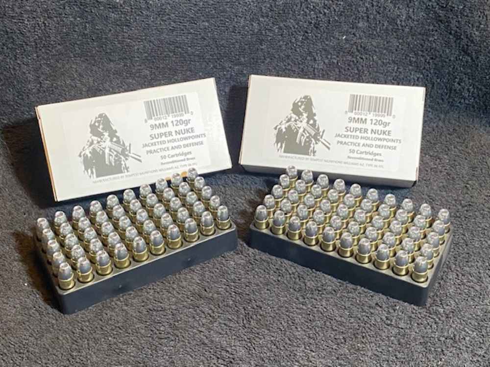 200ct Bulk 9mm 120gr SUPER NUKE JHP .01 penny start NR-img-0