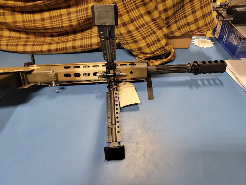 20153 BarrettM107A1 USA 250 Series 50 BMG 20" 1:15 w/Tomahawk, Coin & Case-img-6