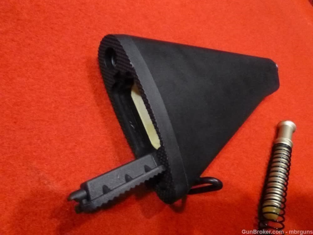 Complete AR 15 A2 Stock Assembly with Buffer, Tube, and Spring-img-7