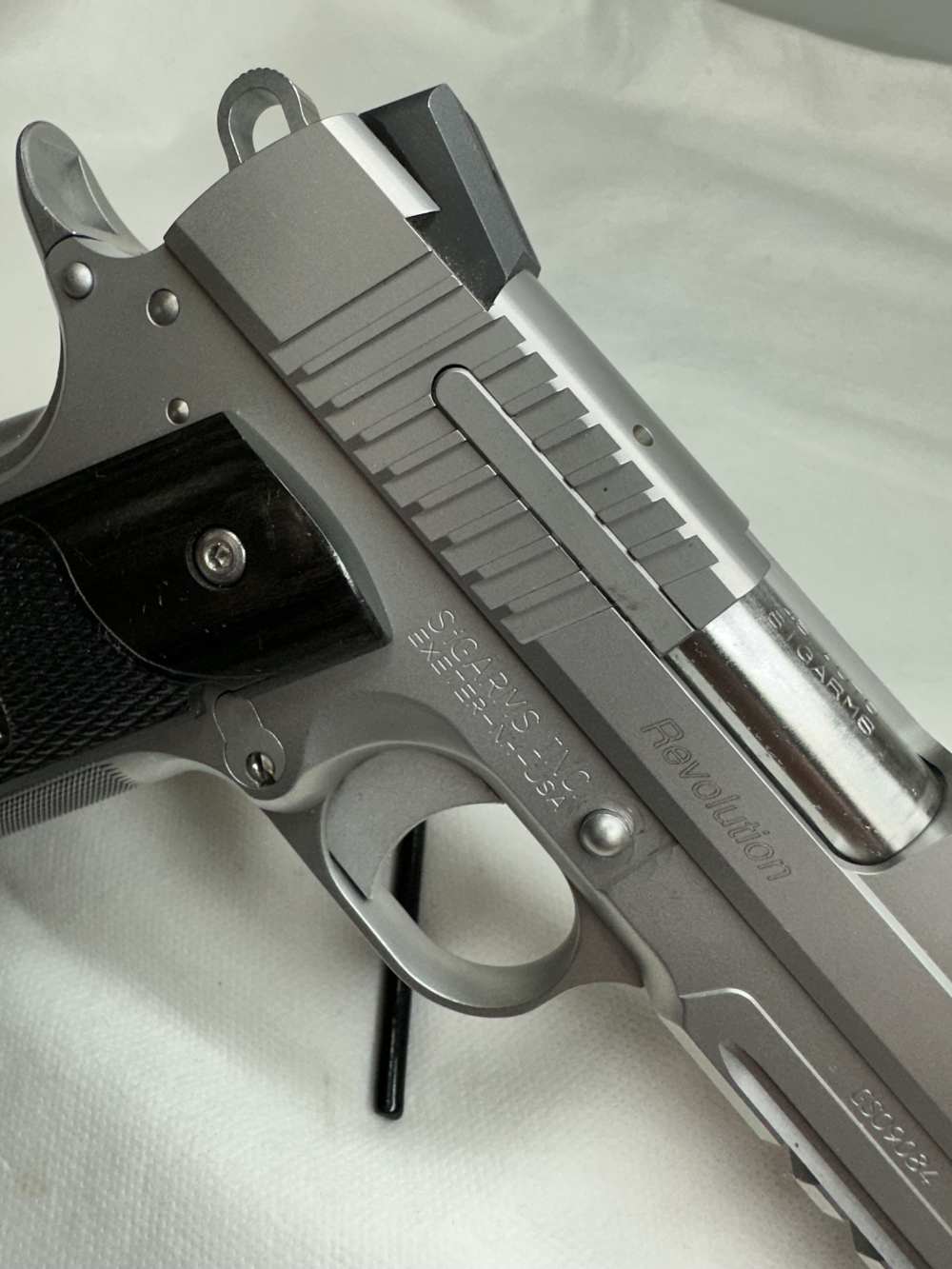 Sig Sauer, Sig Arms, GSR Revolution 1911, .45 ACP, Org. Case, Extra Grips-img-12