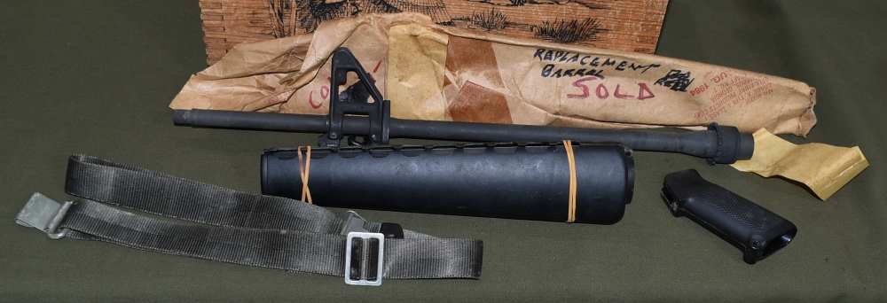 COLT SP1 M16 NOS Barrel Assembly with Vietnam Era Handguards & Sling-img-0
