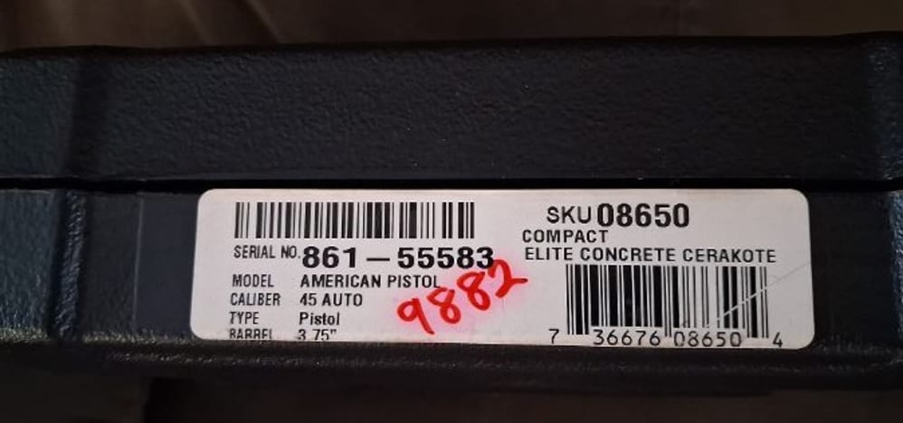RUGER AMERICAN .45ACP COMPACT PISTOL NEW IN ORIG CASE-img-10