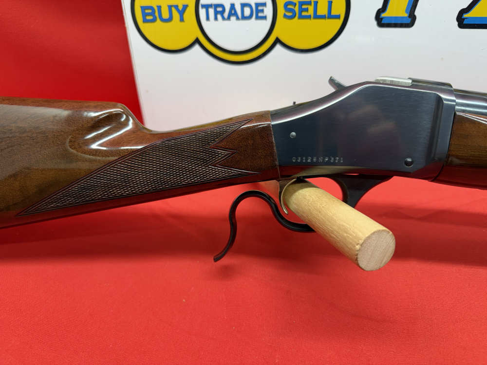 Browning 1885 High Wall 28” octagon Barrel 454 Casull -img-10
