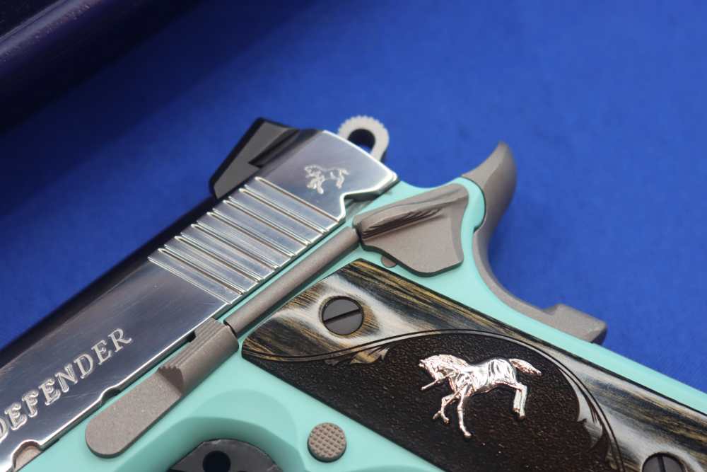 Colt Lightweight Defender 1911 Pistol 9mm 3" Tiffany Blue High Polished SS-img-4