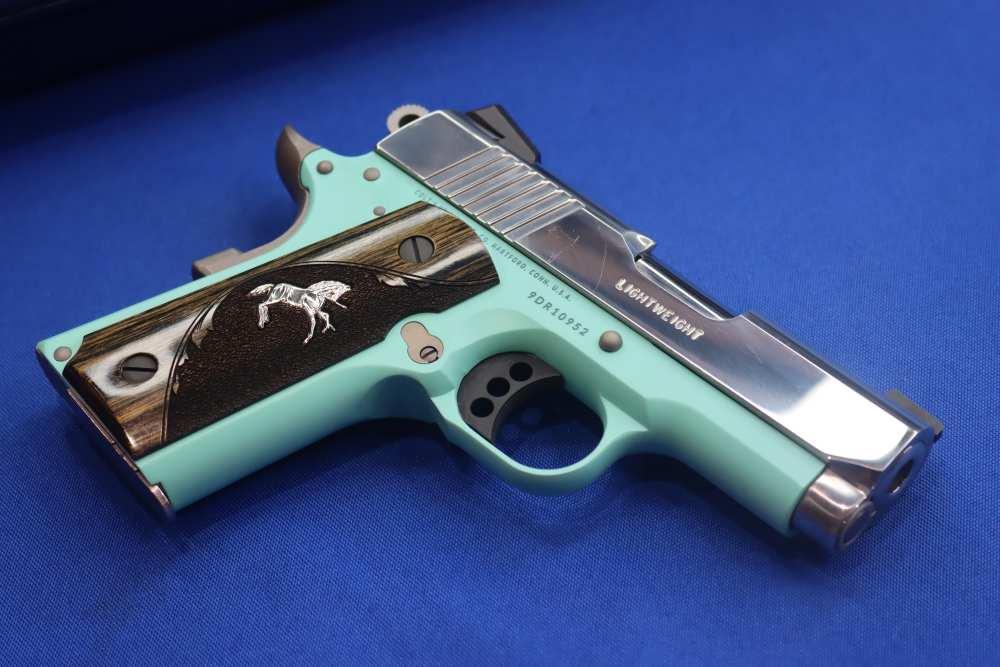 Colt Lightweight Defender 1911 Pistol 9mm 3" Tiffany Blue High Polished SS-img-23