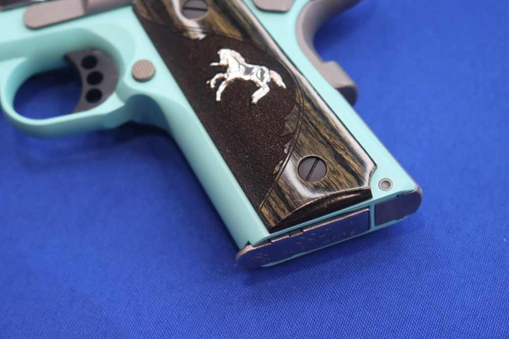 Colt Lightweight Defender 1911 Pistol 9mm 3" Tiffany Blue High Polished SS-img-7