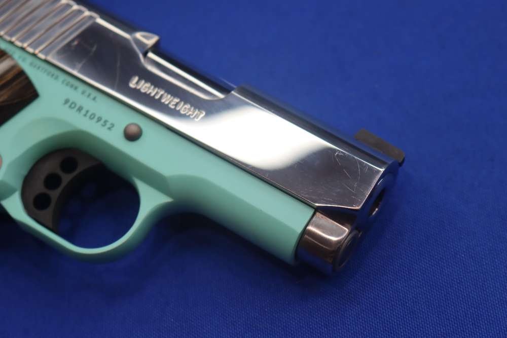 Colt Lightweight Defender 1911 Pistol 9mm 3" Tiffany Blue High Polished SS-img-9