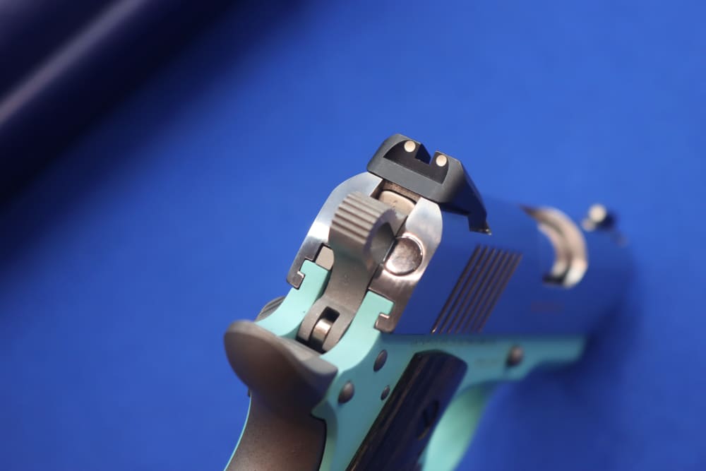 Colt Lightweight Defender 1911 Pistol 9mm 3" Tiffany Blue High Polished SS-img-17