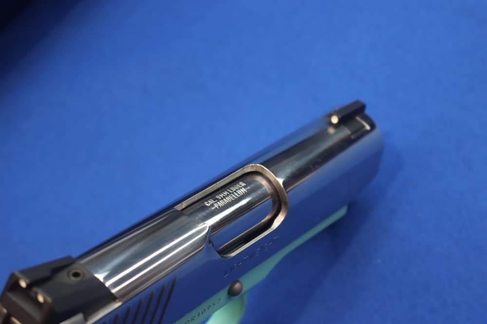 Colt Lightweight Defender 1911 Pistol 9mm 3" Tiffany Blue High Polished SS-img-19