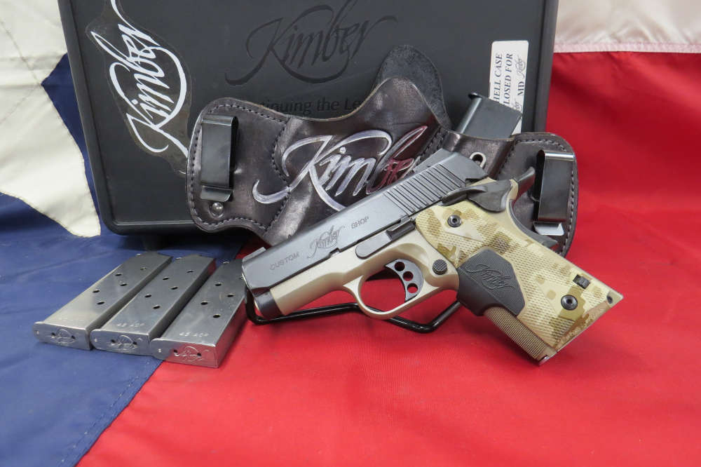 Kimber Ultra Covert II Compact 45 AUTO -Grip Laser 5 Mags & Holster -img-0