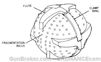 inert BLU 26 submunition SUB bomblet CLUSTER BOMB-img-4