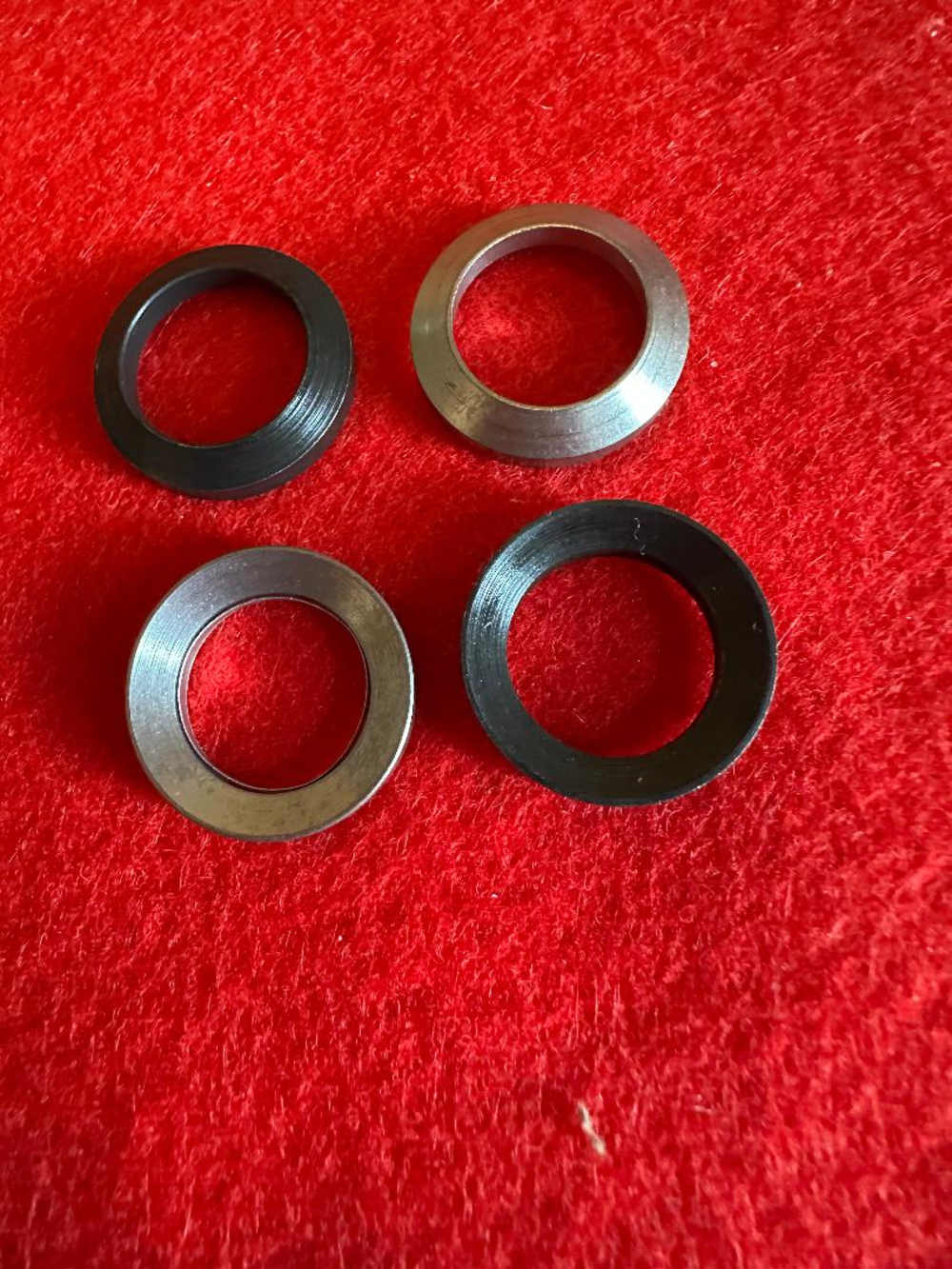 SS/Blue Crush Washers Four AR-15 1/2x28 One Penny-img-0