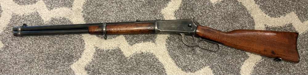 Winchester Model 1894 Saddle Ring 1911 mfg w/ 1910 military barrel. 30-30 -img-0
