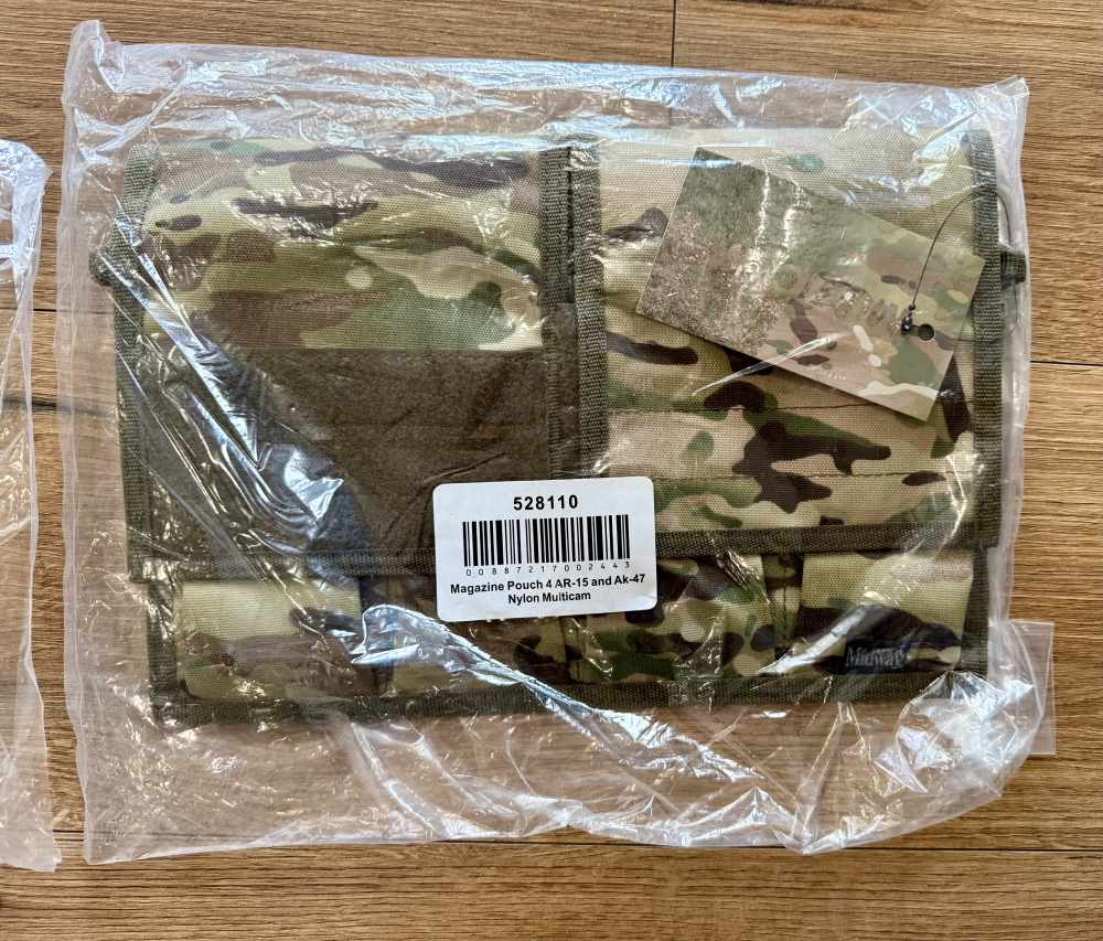 2 NEW MidwayUSA Multicam 4 AR15 AK47 Magazine Pouches #528110-img-0