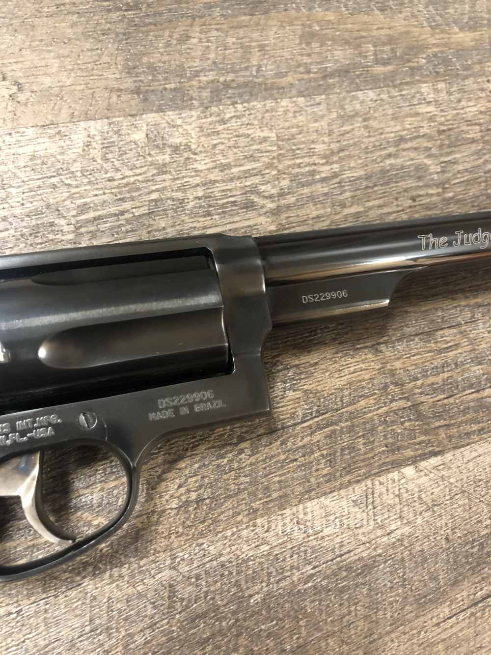 Taurus Judge 6.5" Revolver 410 Bore 45 Colt w/ Original Box 2 Grips Manual-img-12