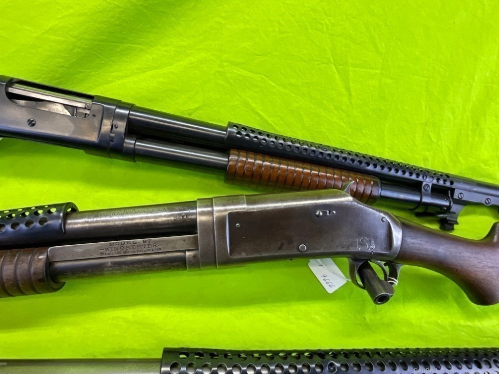Winchester 1897 Trench Gun 97 12 Gauge Ga Conversion Riot Martially Marked -img-4
