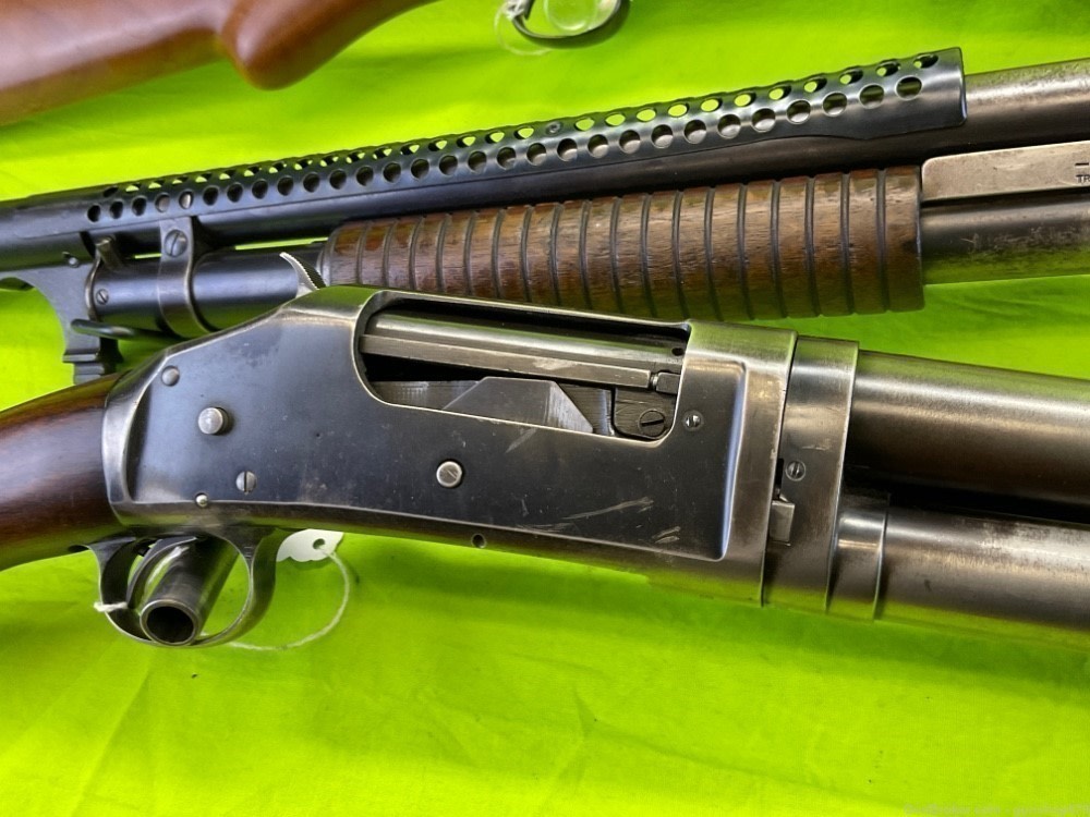 Winchester 1897 Trench Gun 97 12 Gauge Ga Conversion Riot Martially Marked -img-14
