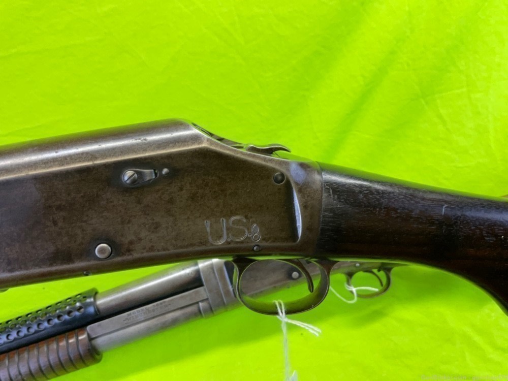 Winchester 1897 Trench Gun 97 12 Gauge Ga Conversion Riot Martially Marked -img-37