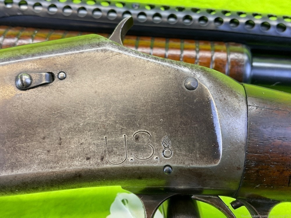 Winchester 1897 Trench Gun 97 12 Gauge Ga Conversion Riot Martially Marked -img-6