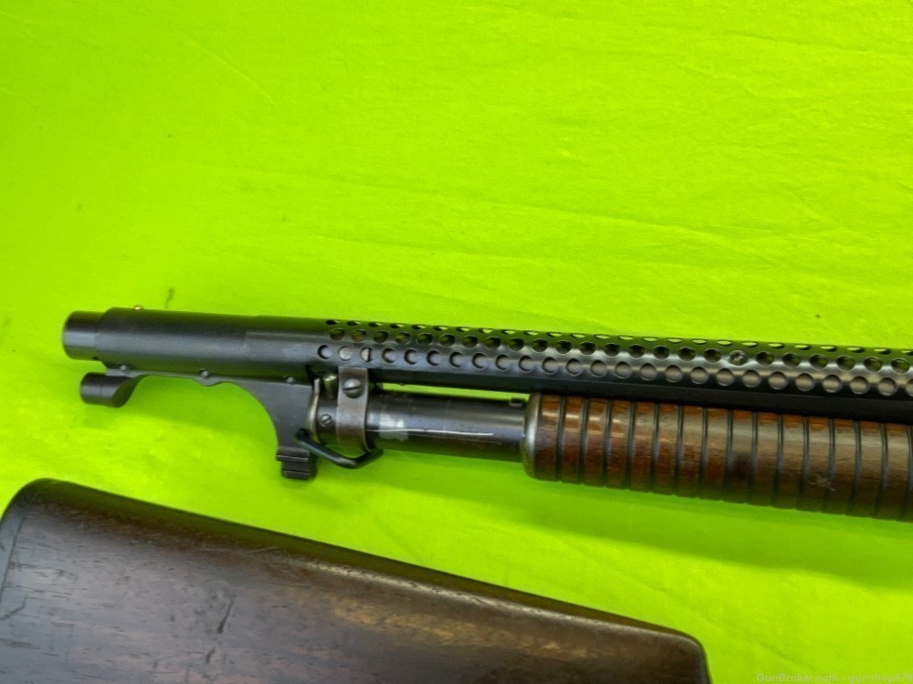 Winchester 1897 Trench Gun 97 12 Gauge Ga Conversion Riot Martially Marked -img-25