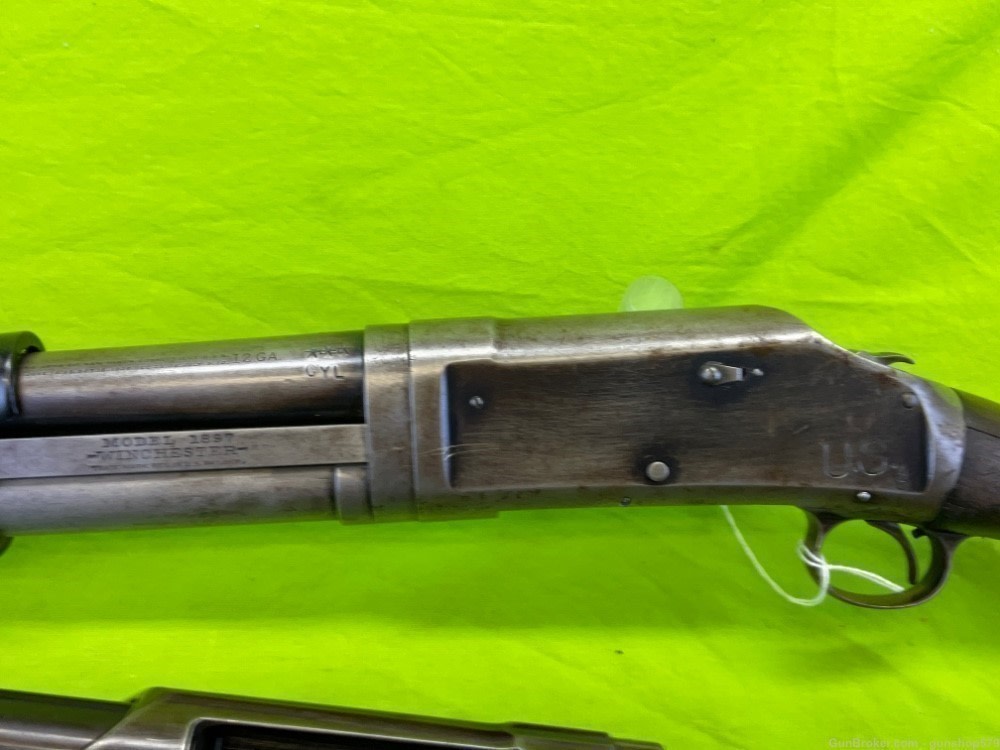 Winchester 1897 Trench Gun 97 12 Gauge Ga Conversion Riot Martially Marked -img-27