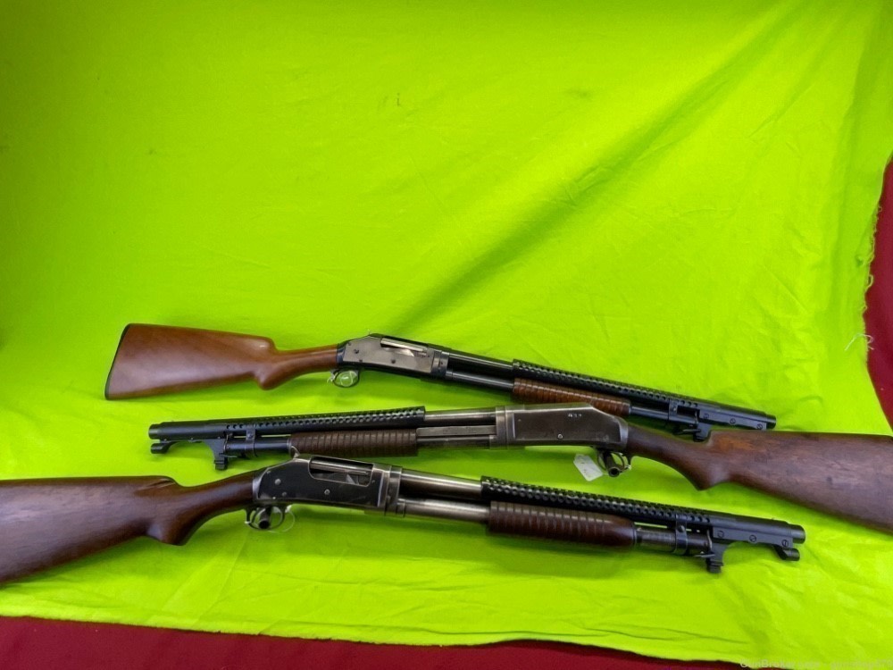 Winchester 1897 Trench Gun 97 12 Gauge Ga Conversion Riot Martially Marked -img-0