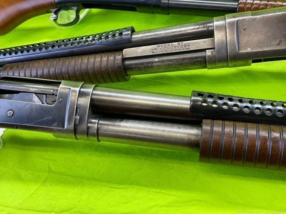 Winchester 1897 Trench Gun 97 12 Gauge Ga Conversion Riot Martially Marked -img-13