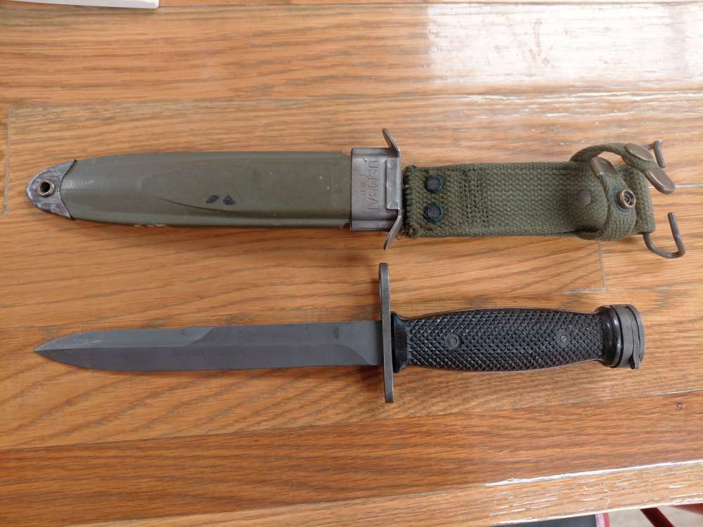 US Korean K-M4 Bayonet and USM8A1 PWH Scabbard-img-0