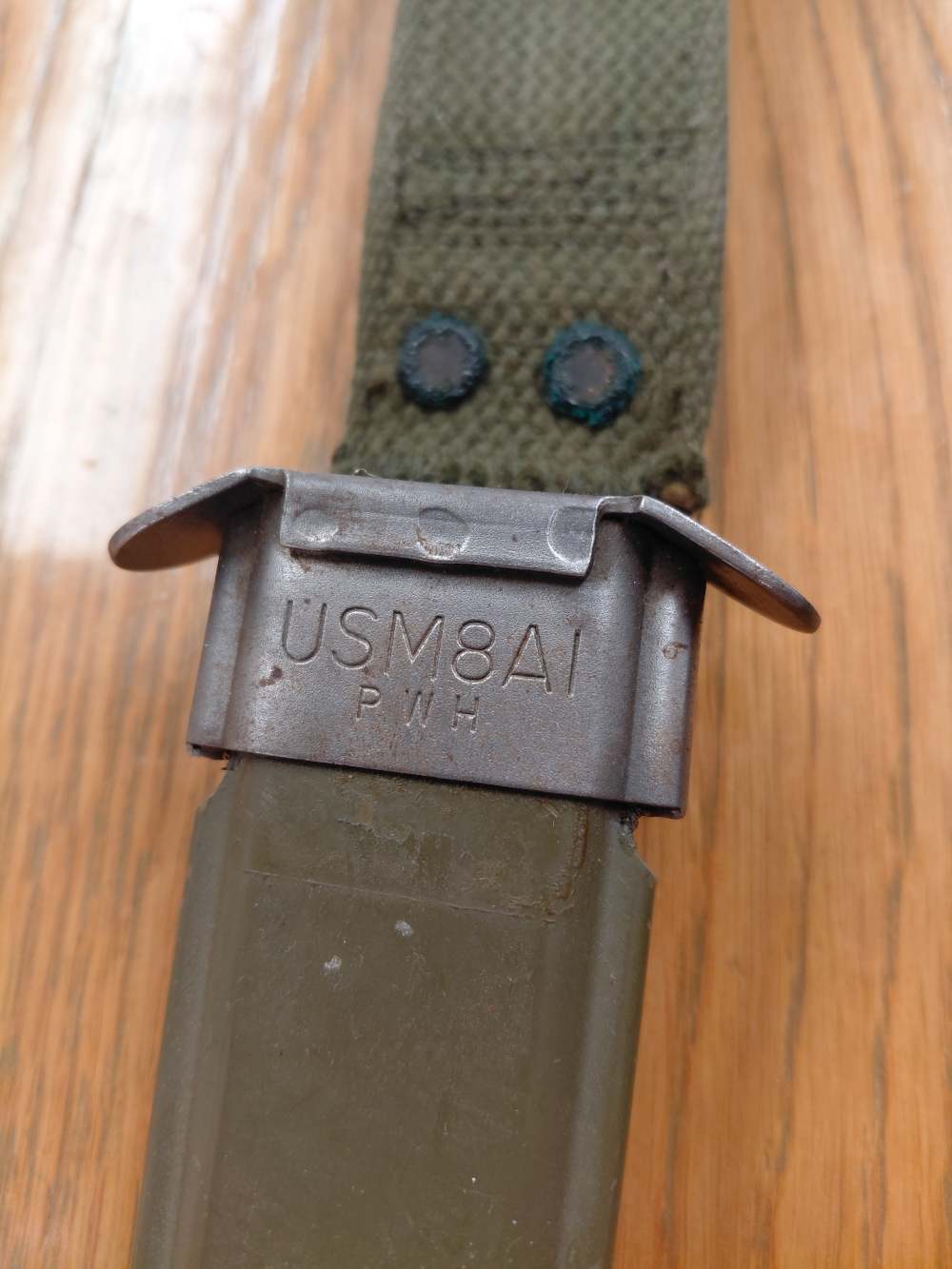 US Korean K-M4 Bayonet and USM8A1 PWH Scabbard-img-2
