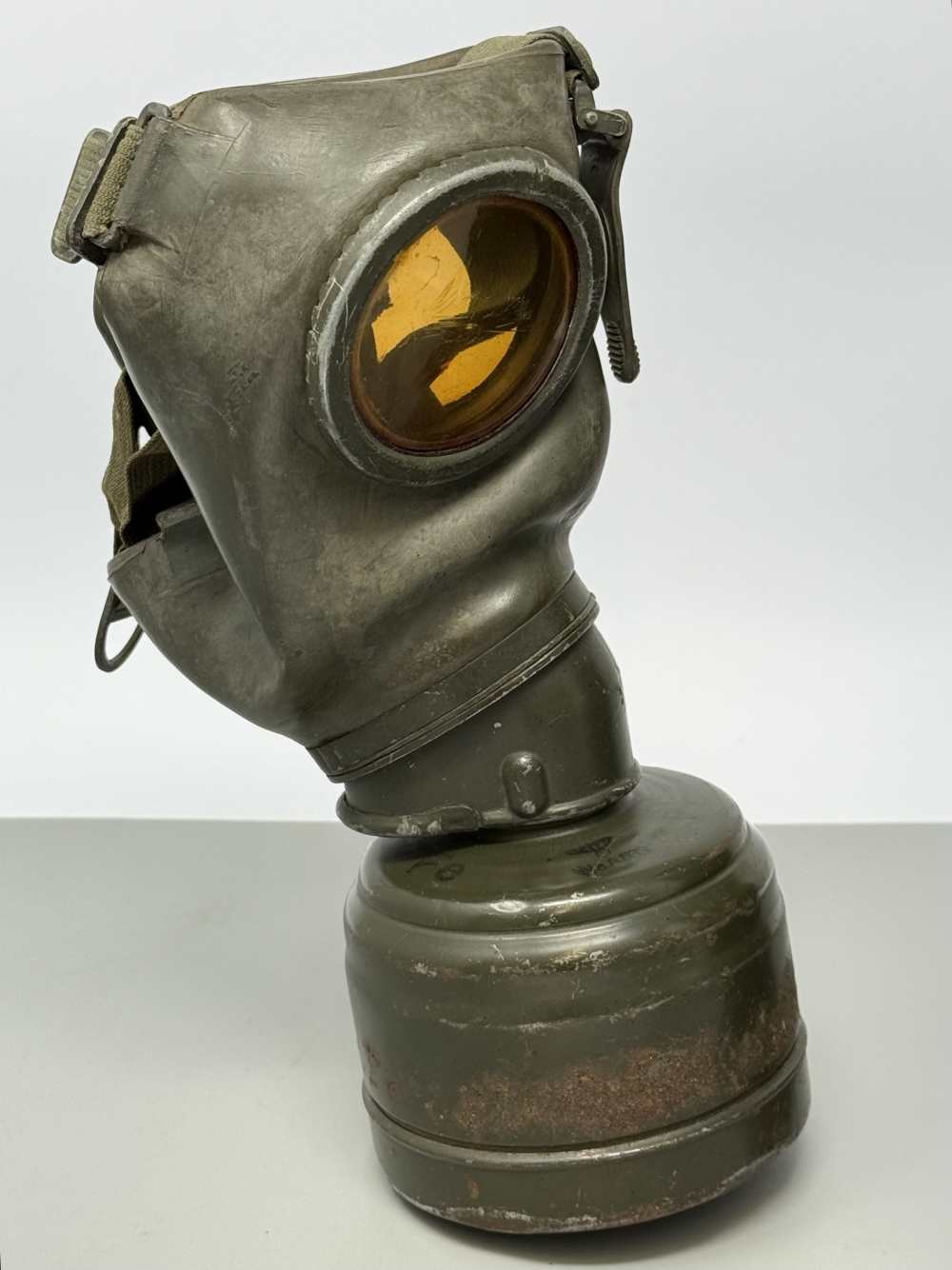 WW2 German Gas Mask with Cannister WWII field gear equipment uniform 1942-img-6