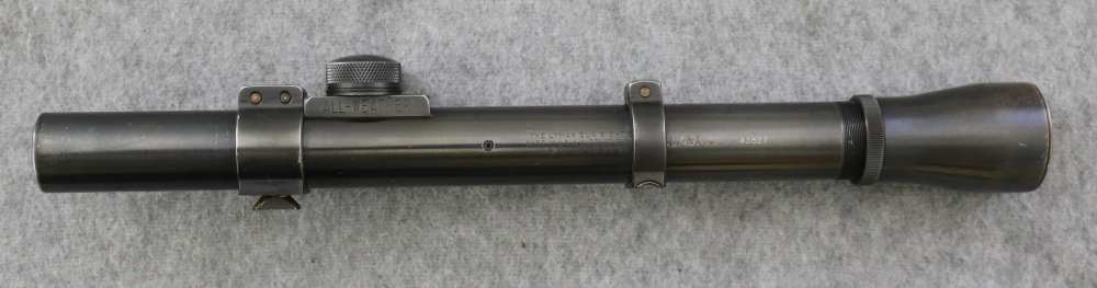 Desirable Lyman Alaskan All Weather  rifle scope with Redfield Jr Rings-img-1