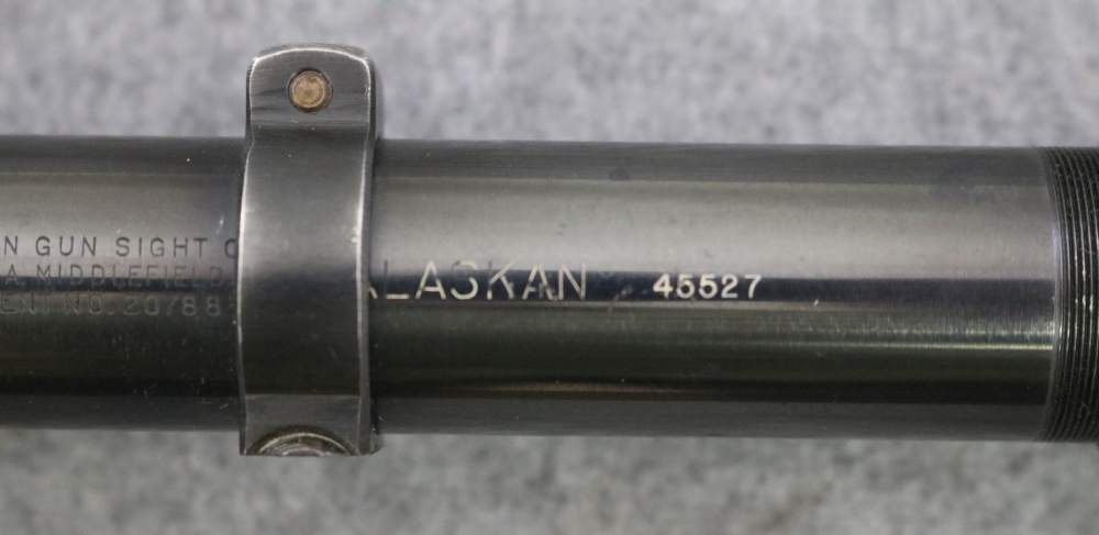 Desirable Lyman Alaskan All Weather  rifle scope with Redfield Jr Rings-img-2