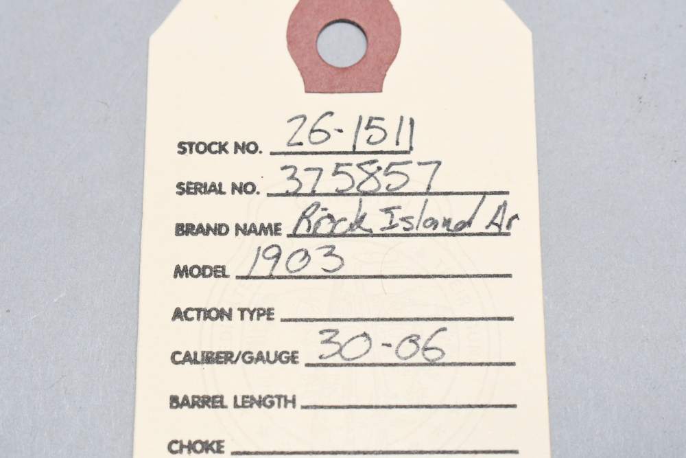 US Rock Island Arsenal Model 1903 30-06 Bolt Rifle W High Standard 1944 BRL-img-1