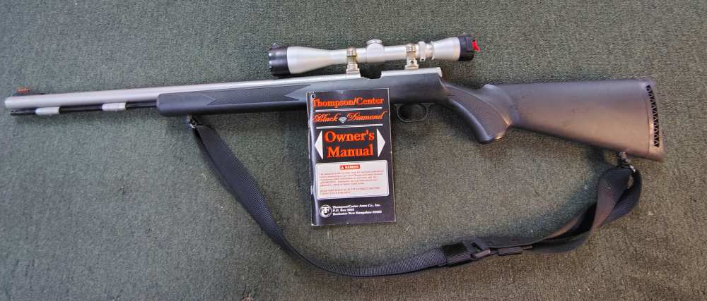 thompson Center Black diamond muzzleloader with vari-x iic-img-0