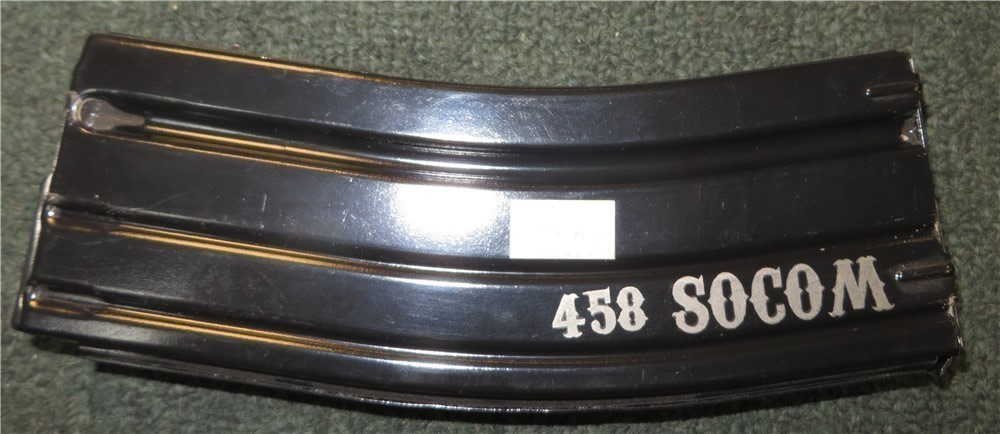 AR-15 458 Socom 10rd Steel Magazine NY State Compliant #2 Engraved-img-0