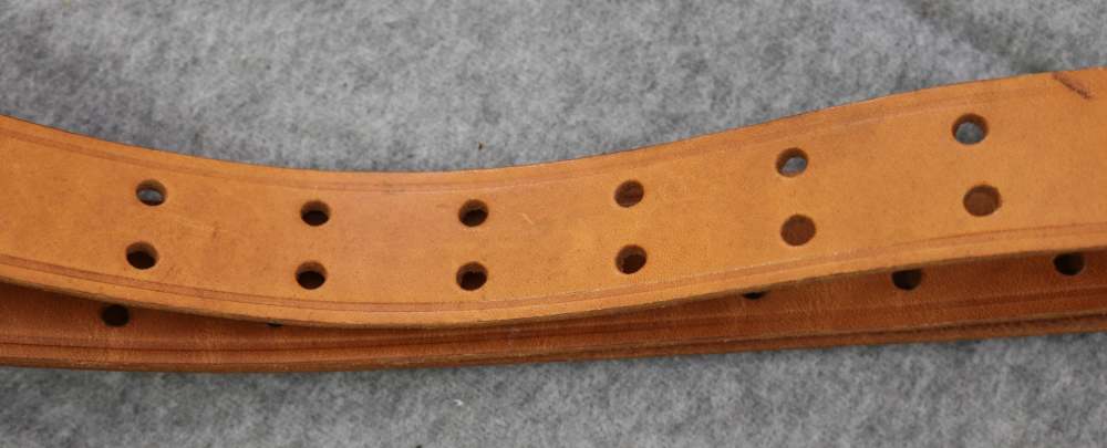 Quality leather Model 1907 MRT marked military style rifle sling-img-8