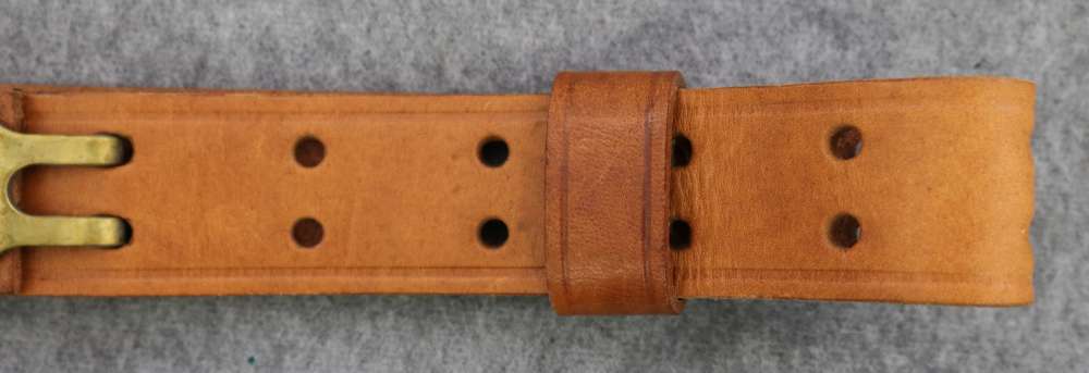 Quality leather Model 1907 MRT marked military style rifle sling-img-2