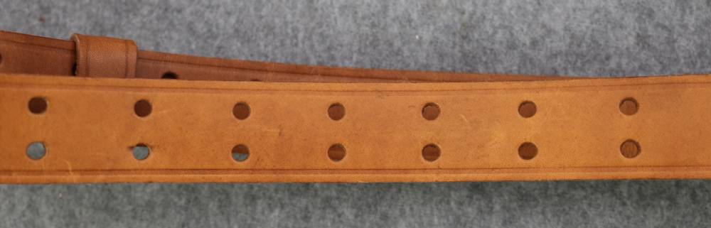Quality leather Model 1907 MRT marked military style rifle sling-img-9