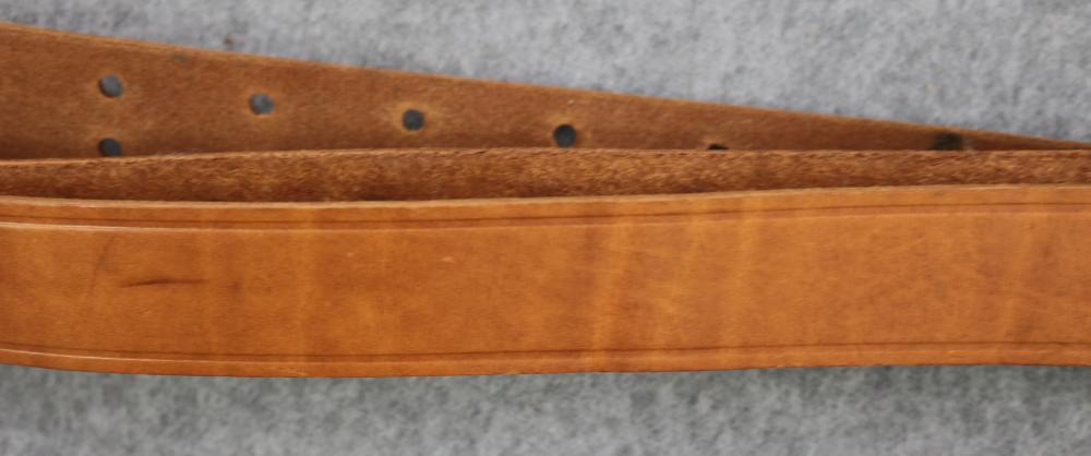 Quality leather Model 1907 MRT marked military style rifle sling-img-10