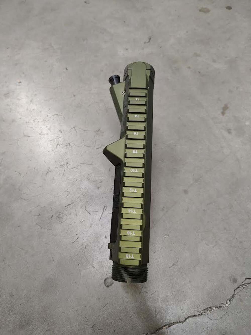 Aero M5 308 AR10 Receiver Set Upper And Lower OD Green Anodized NeW Rare NR-img-3