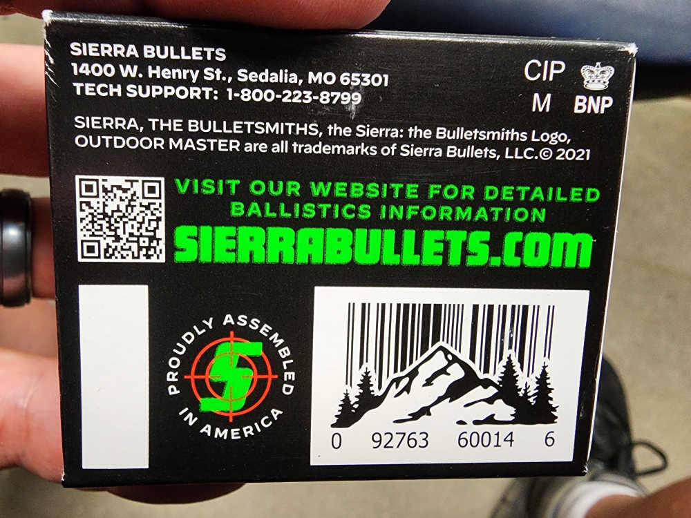 NEW 200 ROUNDS SIERRA OUTDOOR MASTER 9MM 124 GRAIN JHP HOLLOW POINT 9 MM GR-img-3