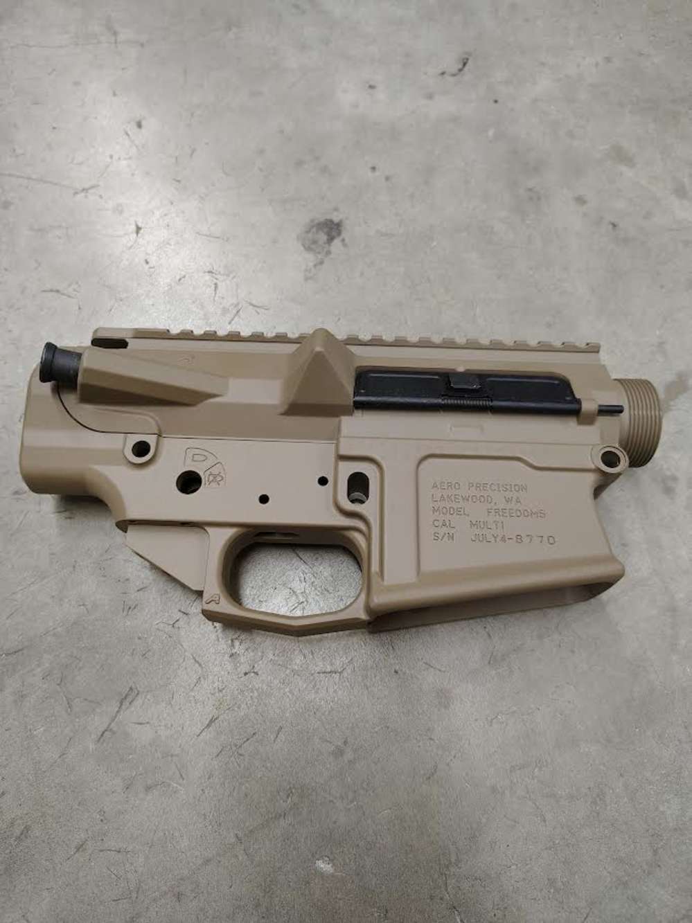 Aero M5 308 AR10 Receiver Set Upper And Lower FDE Tan NeW Rare NR-img-0
