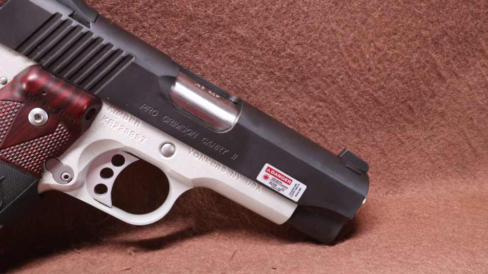 Like New Kimber Pro Crimson Carry II 45 ACP 1911 Semi 4" BRL EXC Bore-img-5