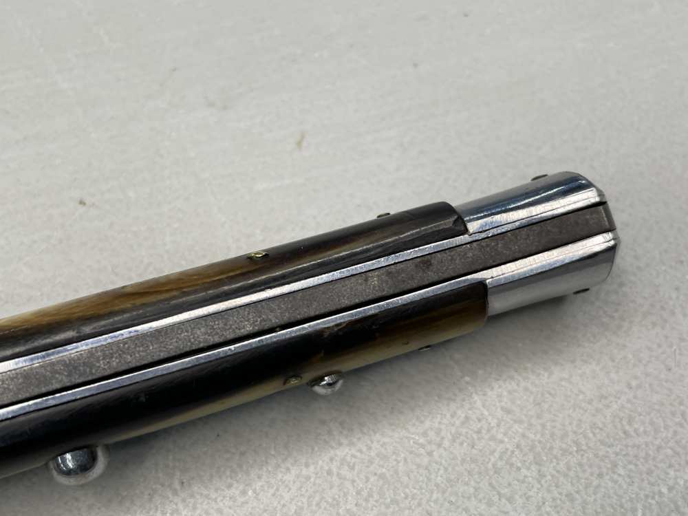 Coricama 11" Picklock steel lined red dot Stiletto auto switch blade Italy-img-11