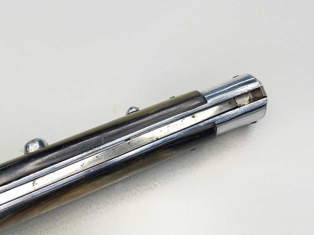 Coricama 11" Picklock steel lined red dot Stiletto auto switch blade Italy-img-15