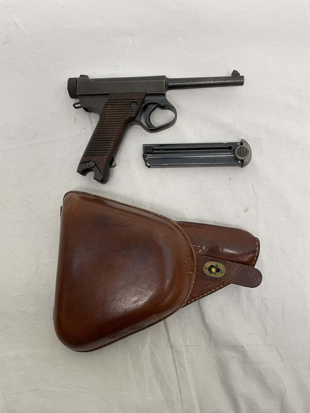 WWII Nambu Type 14 Pistol (1944) with Magazine and Holster (JRB1311)-img-0