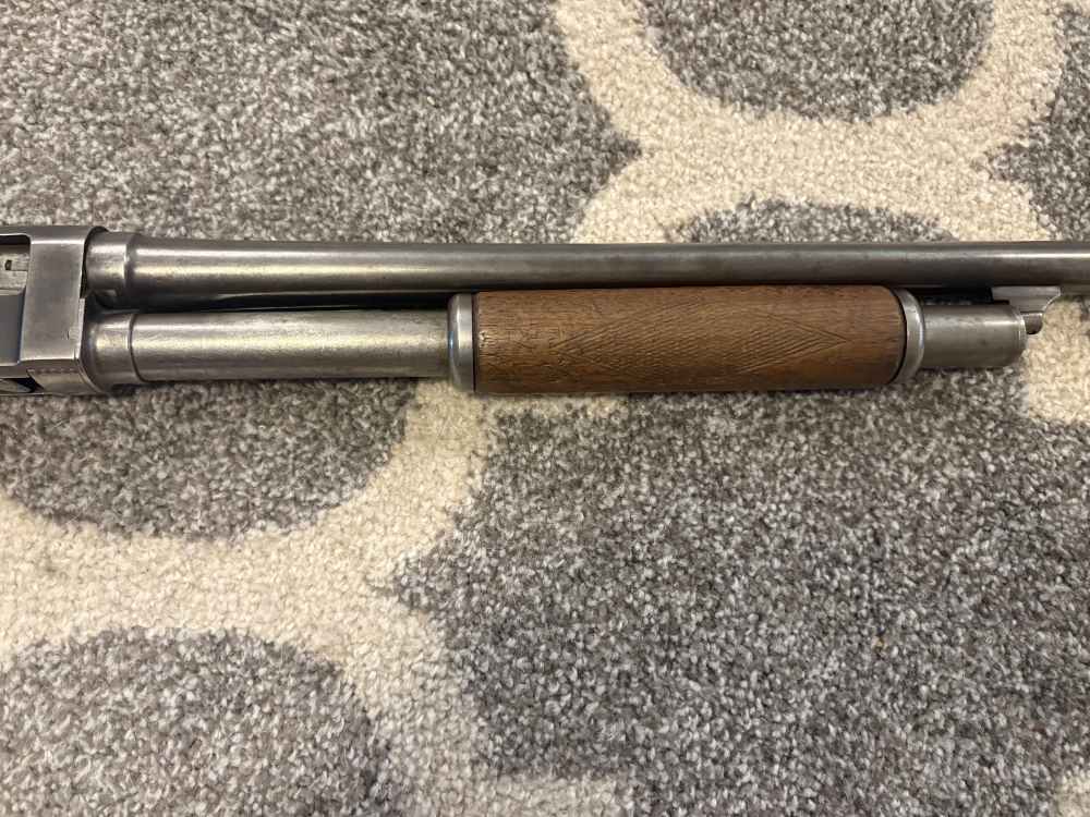 Wards Western Field Model 35 (Stevens 520) 12 GA Pump Shotgun 30" c. 1940s-img-12