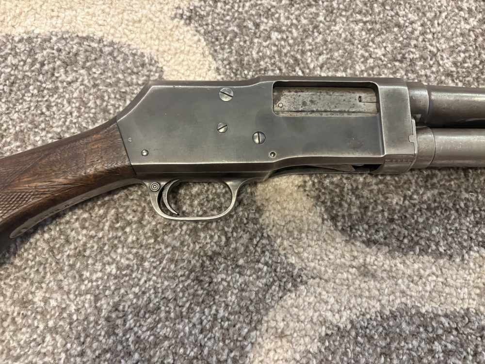 Wards Western Field Model 35 (Stevens 520) 12 GA Pump Shotgun 30" c. 1940s-img-11