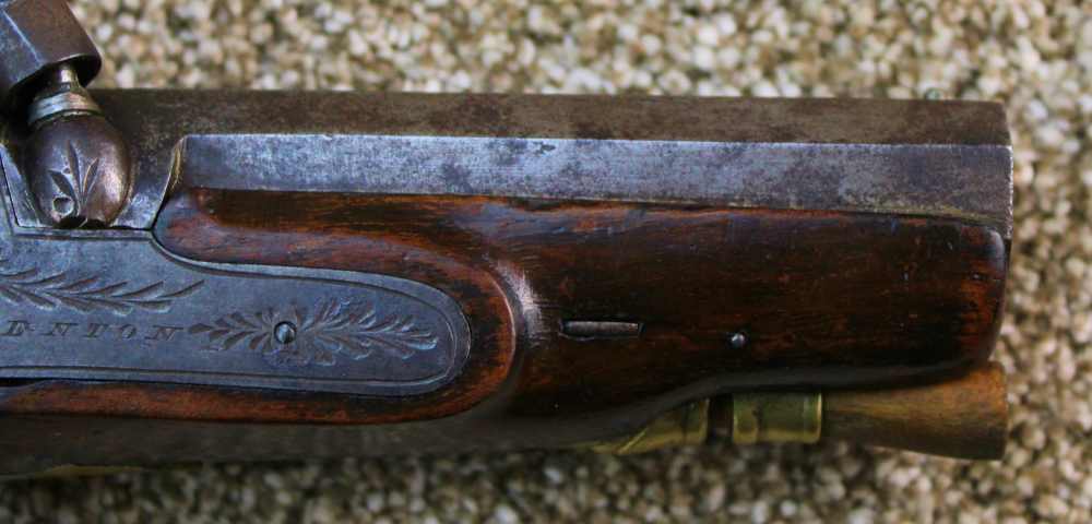Fenton Black Powder Cap & Ball Pistol London Marked Approx. .56 Bore-img-4