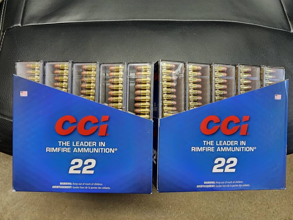 NEW! 1000 CCI TARGET 22 SHORT 29 GR COPPER PLATED ROUND NOSE SUBSONIC RN 27-img-0